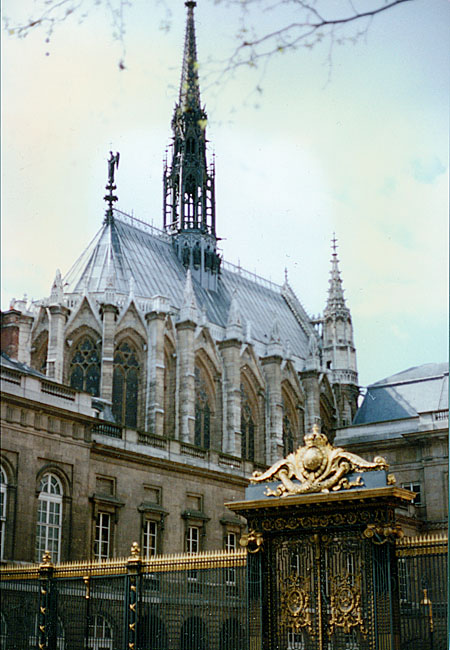 Exterior of Sainte-Chapelle