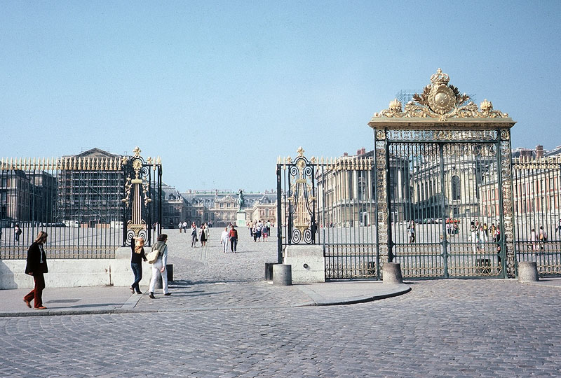 Golden Gates of the Outside Eastern Entrance to Versailles