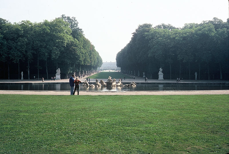 View of Gardens & Grand Canal at Versailles