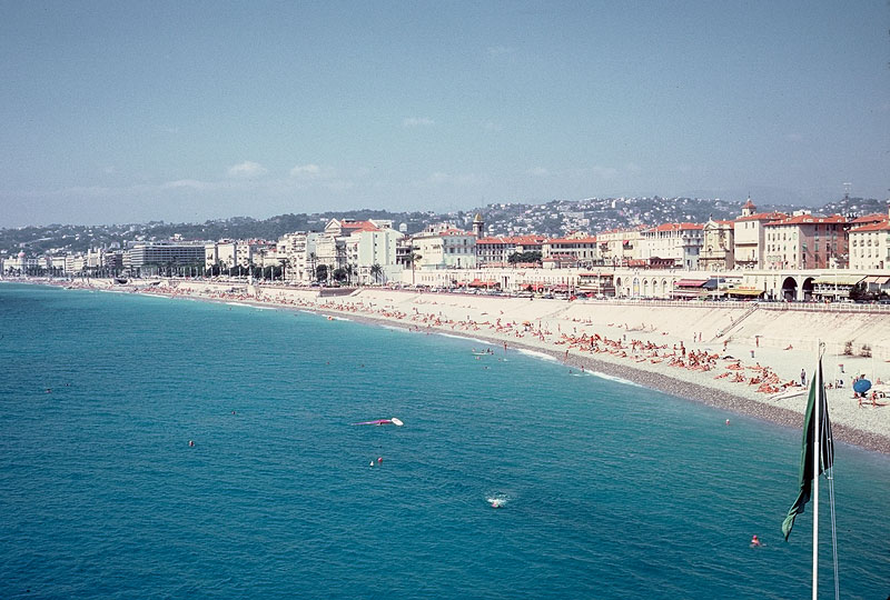 View of Beach & the Promenade des Anglais