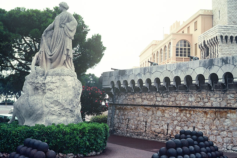 View of Exterior of Royal Palace of Monaco