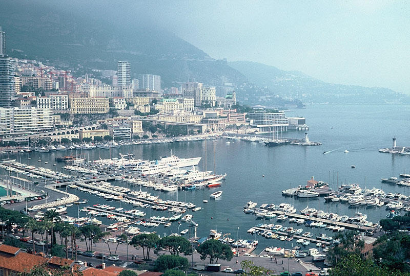 View of Harbor of Monaco from Royal Peninsula