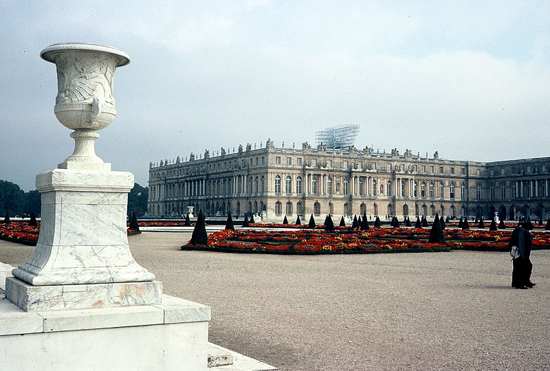 Partial Exterior of South Wing of Versailles Palace at South Parterre