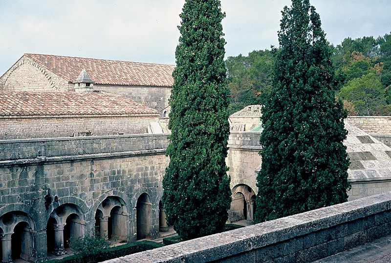 View of Cloisters at Le Thoronet Monastery